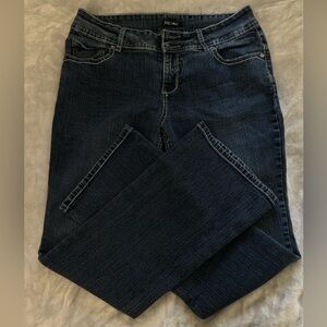 Roz & Ali Black Straight Leg Jeans
